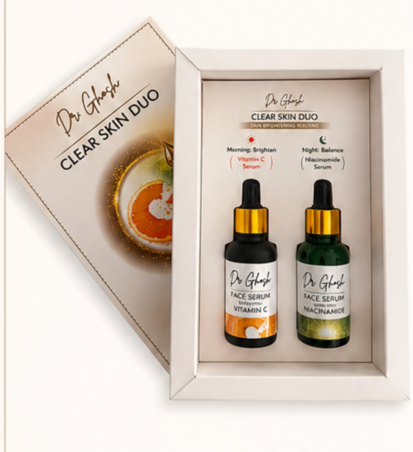 Dr. Ghosh بكج الإشراقة Clear Skin Duo 30 مل + 30 مل