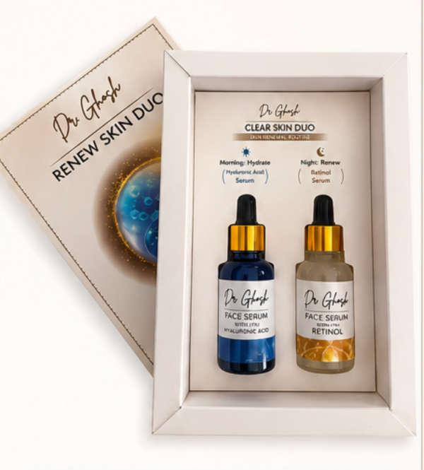 Dr. Ghosh بكج تجديد البشرة Renew Skin Duo 30 مل + 30 مل