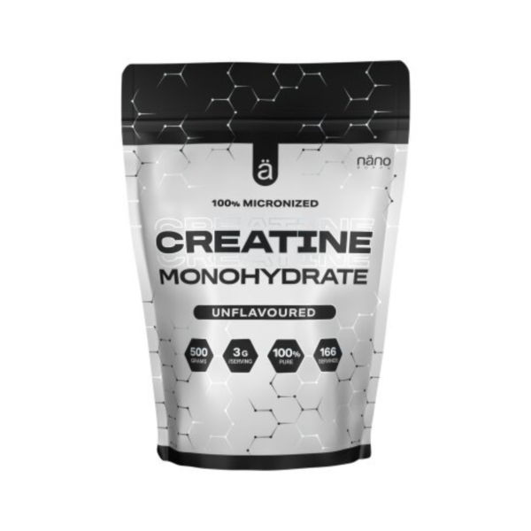 nano creatine monohydrate unflavoured 500g