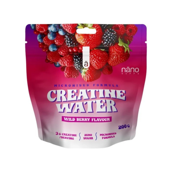 nano creatine water wild berry 200g
