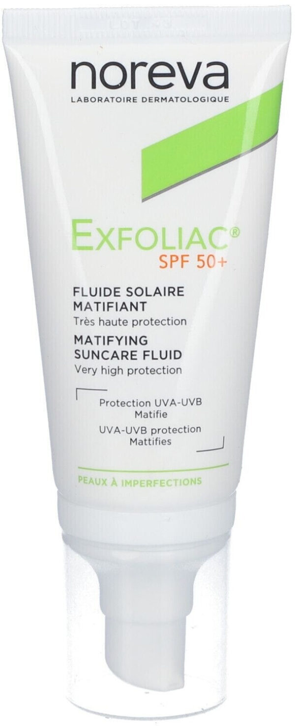Noreva Exfoliac Mattifying Sun Fluid SPF50+ 40ml