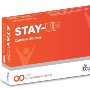 Itqan Stay-Up Caffeine 200 mg – 15 Time-Release Tablets