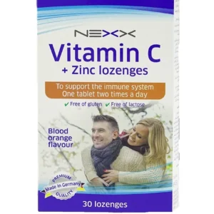 NEXX Vitamin C + Zinc 1000mg 30 Lozenges