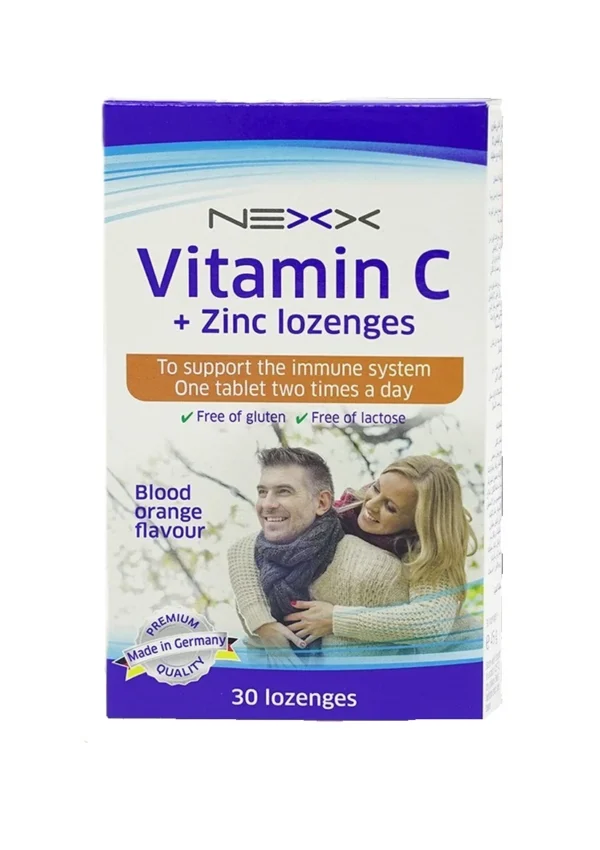 NEXX Vitamin C + Zinc 1000mg 30 Lozenges