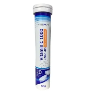 NEXX Vitamin C 1000 + Zinc + D3 20 Effervescent Tablets